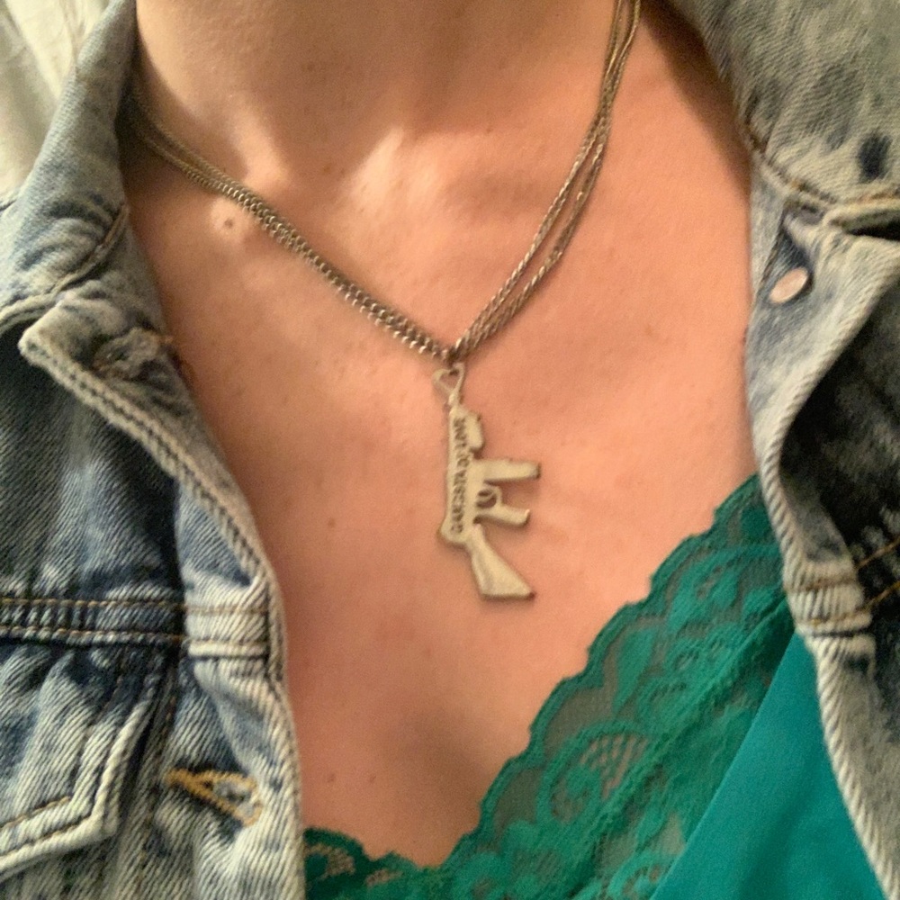 Karmaloop Gun Necklace